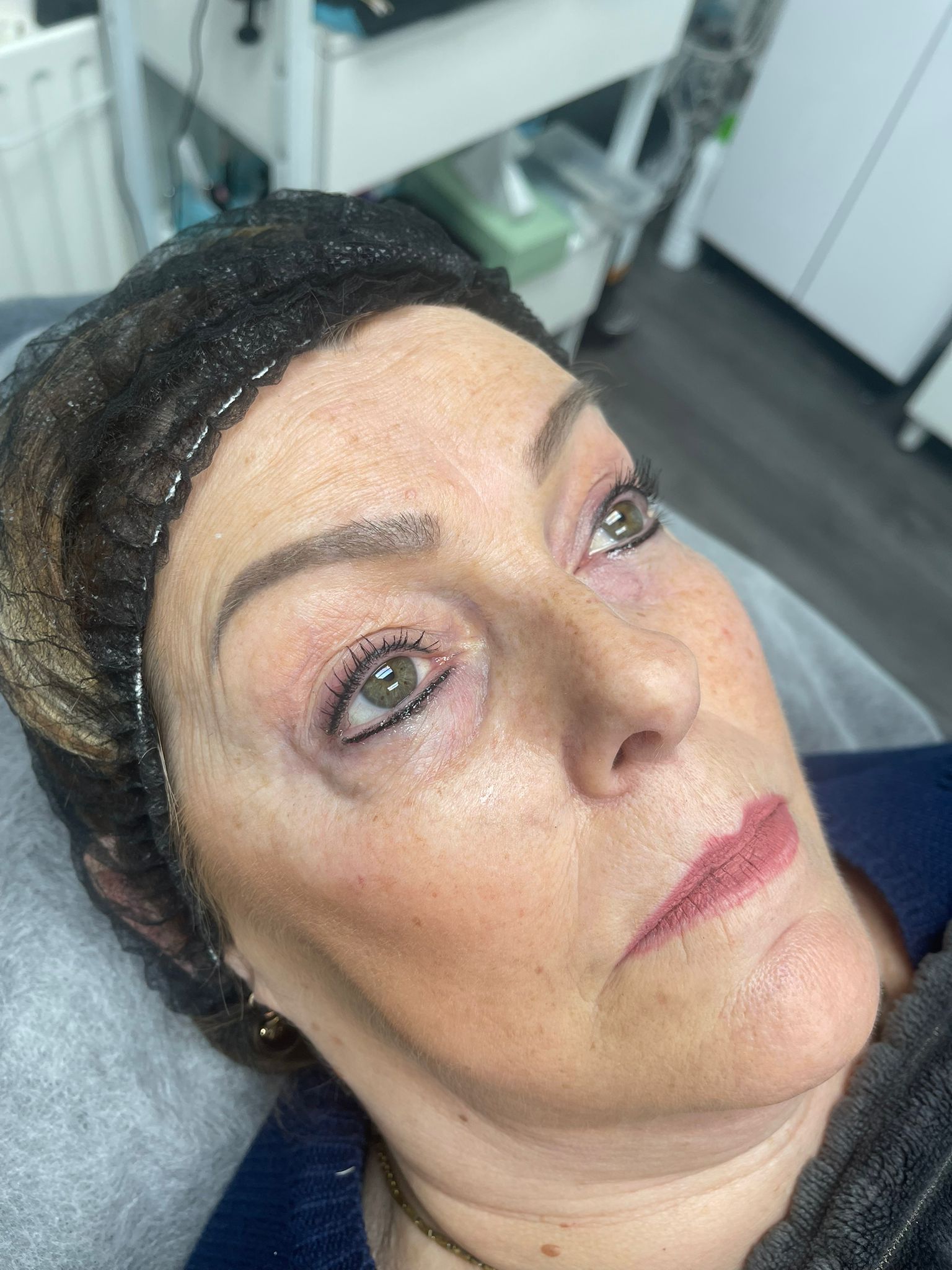 wenkbrauwen en eyliner PMU